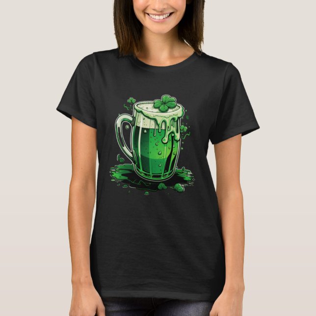 Camiseta Cheers Irish Beer St Patrick's Day St Patrick's Da (Anverso)