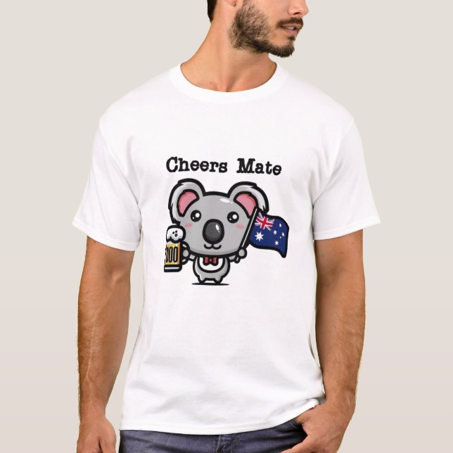 Camiseta Cheers Mate Kola Bear (Anverso)