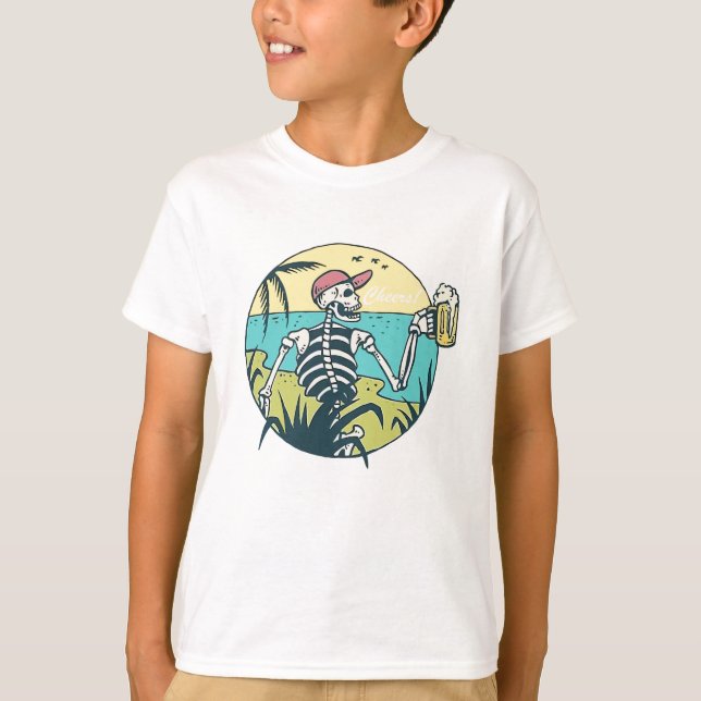 Camiseta Cheers Skull (Anverso)