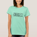Camiseta Cheers to 21st Birthday Gift<br><div class="desc">Fun gift for the 21st birthday party! See more at Zigglets here at Zazzle.</div>