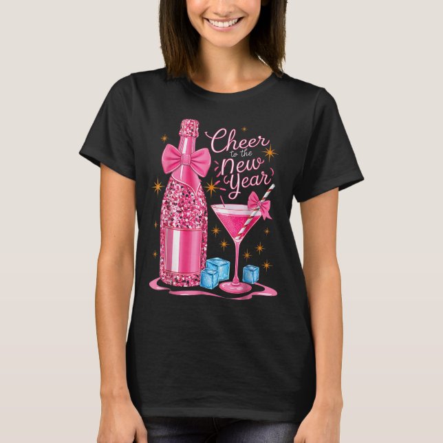 Camiseta Cheers To The New Year 2026 Champagne New Years Ev (Anverso)