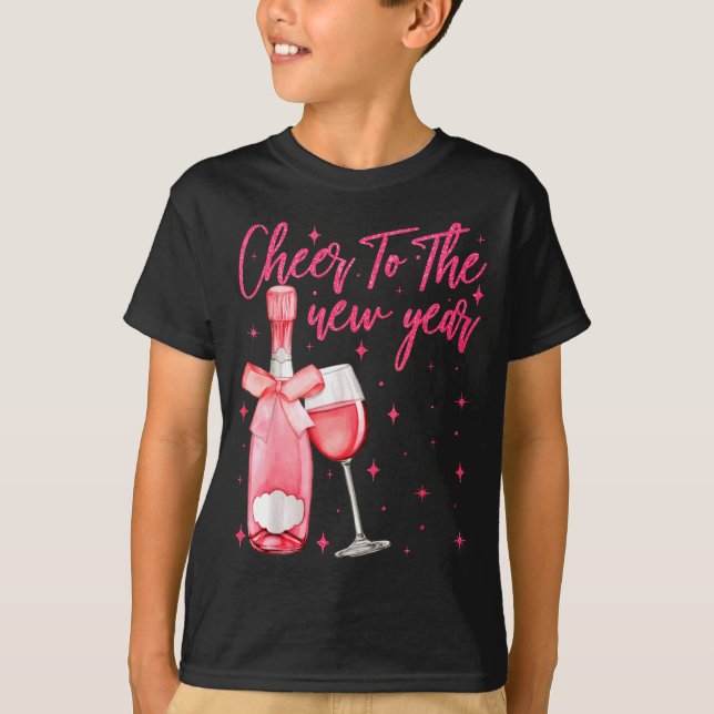 Camiseta Cheers To The New Year 2026 Champagne New Years Ev (Anverso)