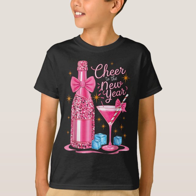 Camiseta Cheers To The New Year 2026 Champagne New Years Ev (Anverso)