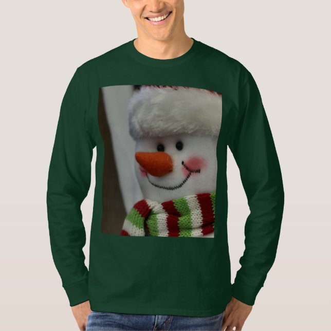 Camiseta Cheery Snowman (Anverso)