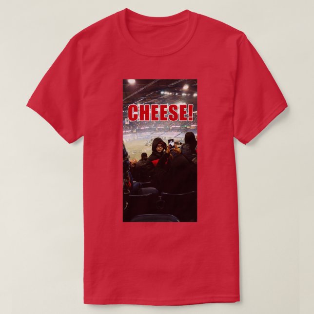 Camiseta Cheese (Diseño del anverso)
