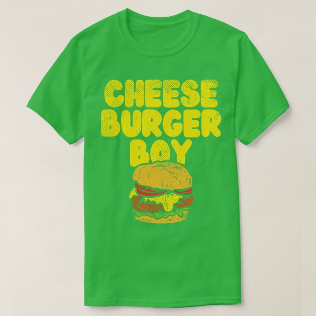 Camiseta Cheese Burger Boy (Diseño del anverso)
