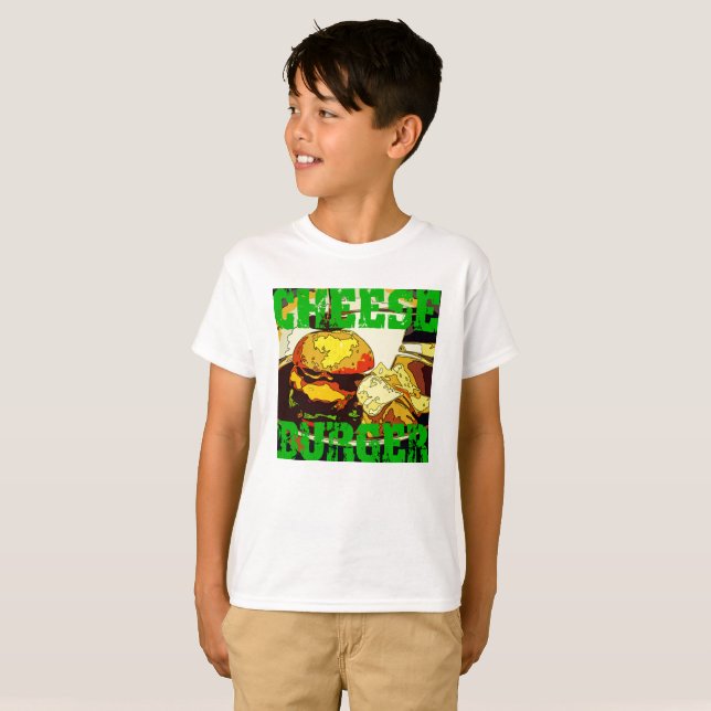 Camiseta Cheese burger!!! ONEIGHTH Tokyo Original Tシャツ (Anverso completo)