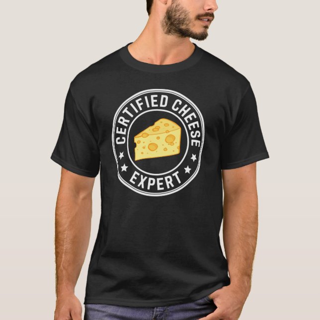 Camiseta Cheese Expert Cheese Lover (Anverso)