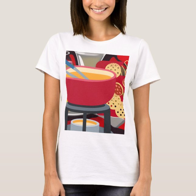 Camiseta Cheese Fondue (Anverso)