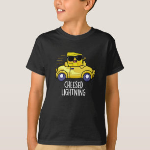 Camiseta Cheese Funny Cheesed Lightning Pun Dark BG