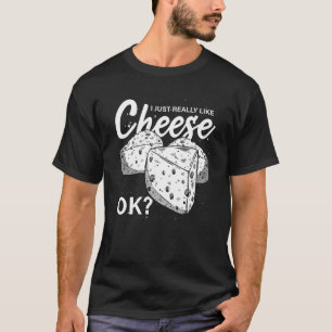 Camiseta Cheese Gouda Foodie Cheddar Snack Cheese