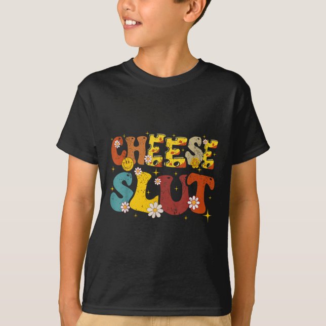 Camiseta Cheese Groovy Sarcastic Funny diciendo Navidades (Anverso)