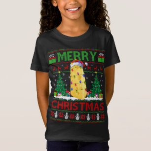 Camiseta Cheese Lover Xmas Tree Feo Santa Cheese Navidades