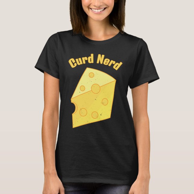 Camiseta Cheese Lovers  Quark Nerd (Anverso)