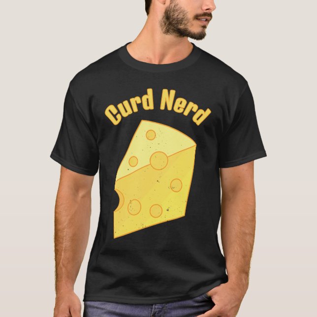 Camiseta Cheese Lovers  Quark Nerd (Anverso)