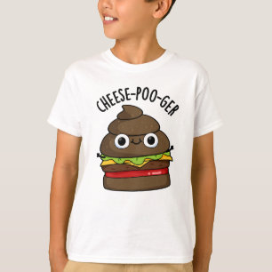 Camiseta Cheese-poo-ger Funny Poop Pun