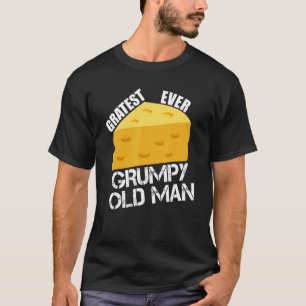 Camiseta Cheese Pun Gratest Old Man Gratest Divertido dice
