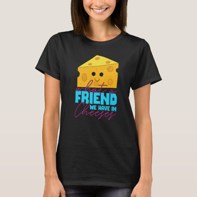 Camiseta Cheese Pun Mejor Amigo Bff Pareja Vestido (Anverso)