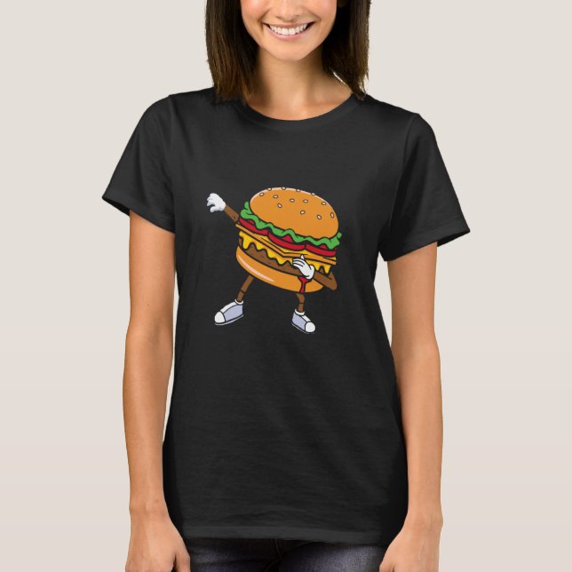 Camiseta Cheeseburger Burger Restaurante De Comida Rápida F (Anverso)