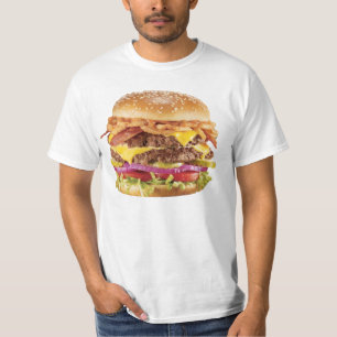 Camiseta Cheeseburger ridículo de alta resolución