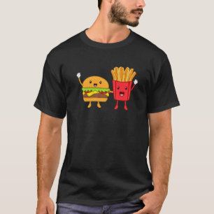 Camiseta Cheeseburger Y Fries Hamburger Burger Food Grap
