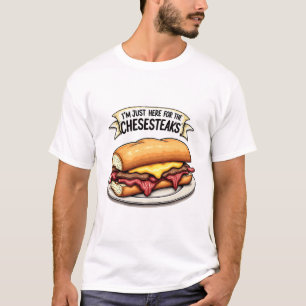 Camiseta Cheesesteak Lover - Perfecto para aficionados a la