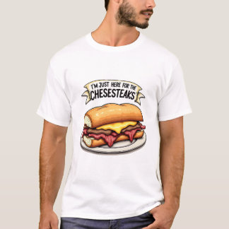 Camiseta Cheesesteak Lover - Perfecto para aficionados a la