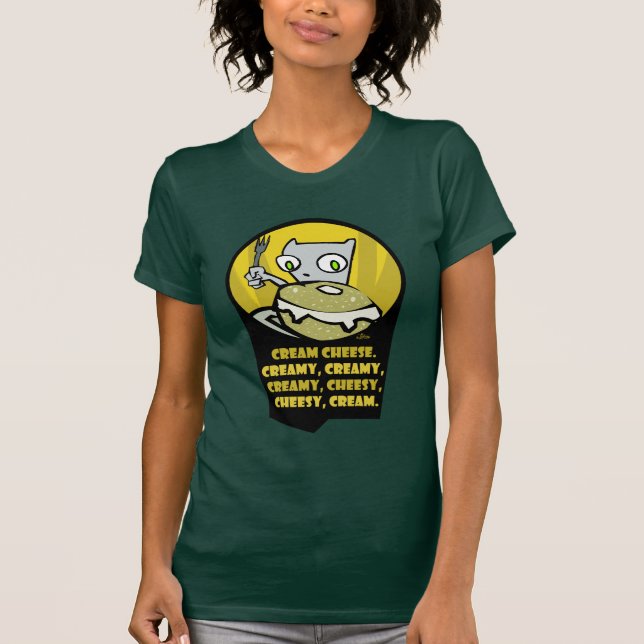 Camiseta Cheesey cremoso (Anverso)
