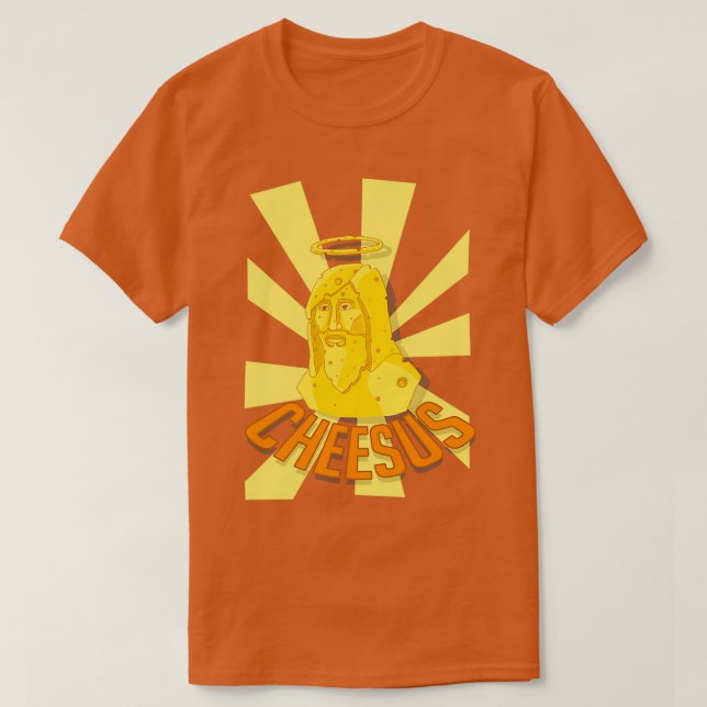 Camiseta Cheesus (Diseño del anverso)