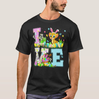 Camiseta Cheetah Easter Egn Hunt Love Cheetah Easter Sunda