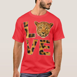 Camiseta Cheetah Face Instinto Animal Nacido en Gato de Leo
