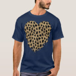 Camiseta Cheetah Heart Leopard Print<br><div class="desc">Cheetah Heart Leopard Print  .</div>