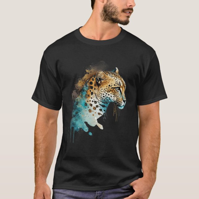 Camiseta Cheetah Leopard Big Cat Panther Safari Trip Wildli (Anverso)