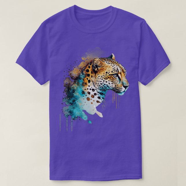 Camiseta Cheetah Leopardo Big Cat Panther Safari Trip Wildl (Diseño del anverso)