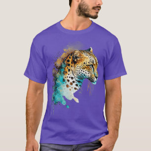 Camiseta Cheetah Leopardo Big Cat Panther Safari Trip Wildl