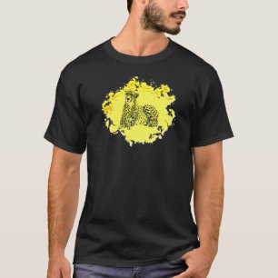 Camiseta Cheetah Motif Predator Cat Animal Colorido Cheetah