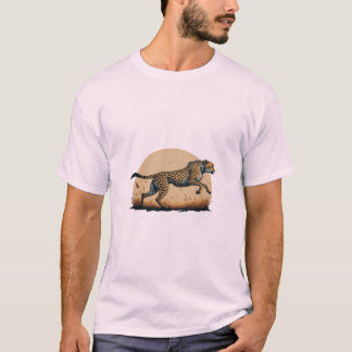 Camiseta Cheetah on Go" "Tengo que correr rápido!" "Sprint
