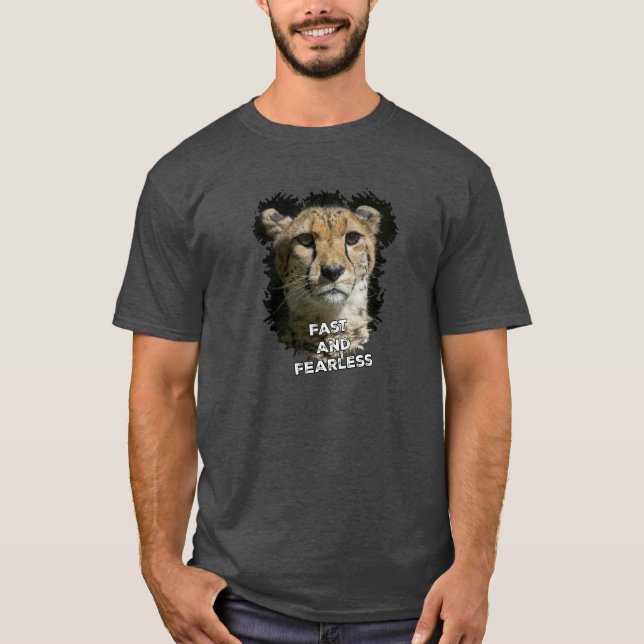 Camiseta Cheetah Rápido Y Sin Miedo (Anverso)