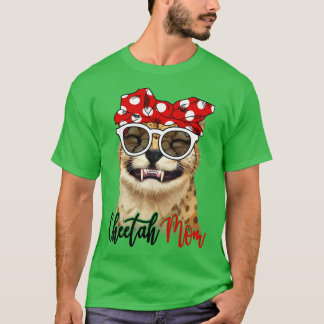 Camiseta Cheetah Shirt Cheetah Mom Bandana