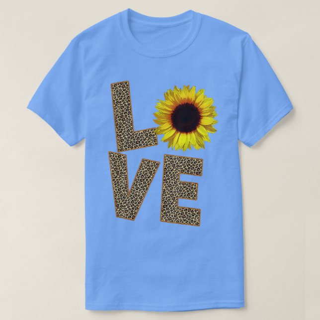 Camiseta Cheetah Skine Love Vintage Sunflower (Diseño del anverso)