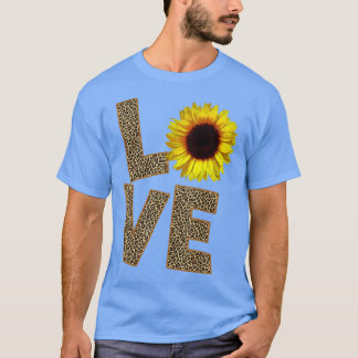 Camiseta Cheetah Skine Love Vintage Sunflower