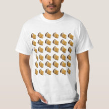 Cheetos en una camiseta, estampado.