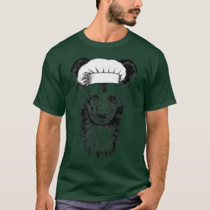 Camiseta Chef africano de animales salvajes cocinando Cocin