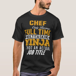 Camiseta Chef animal space chef