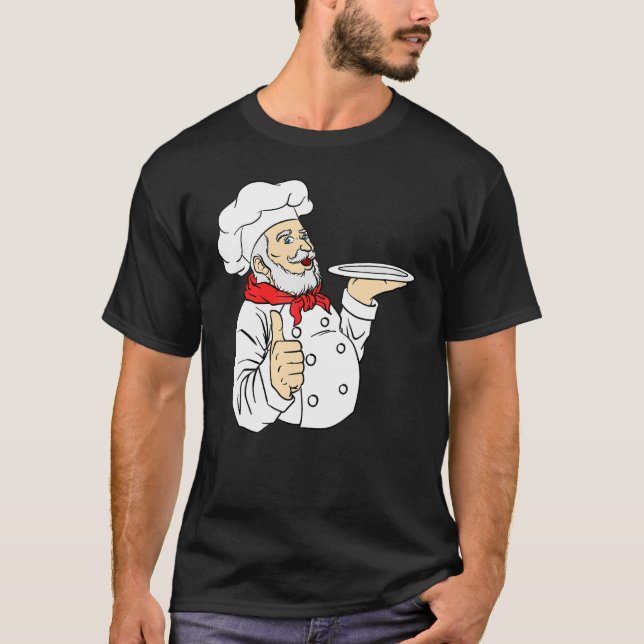 Camiseta Chef Apron Gorra Cook Foodie Gourmet Connoisseur (Anverso)