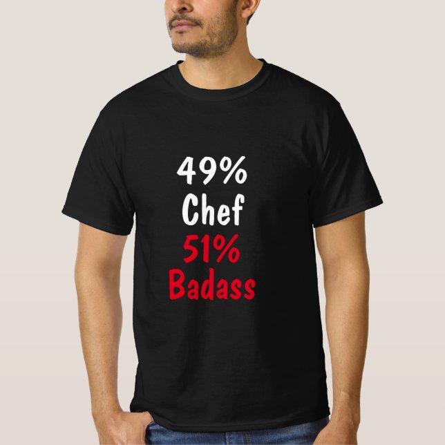 Camiseta Chef Badass (Anverso)