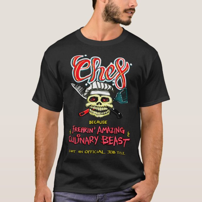 Camiseta Chef baking pirate birthday gift  (Anverso)