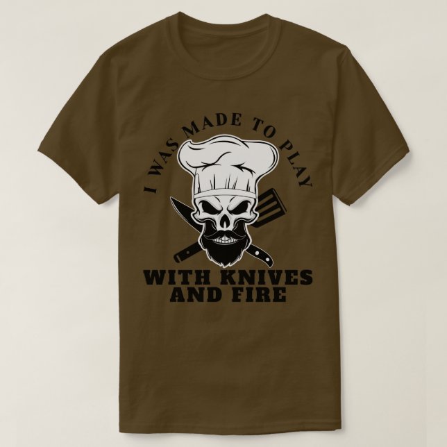 Camiseta Chef Beard Skeleton Bake Skull Skeletal Co (Diseño del anverso)