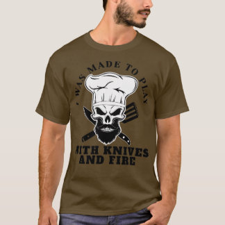 Camiseta Chef Beard Skeleton Bake Skull Skeletal Co