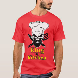 Camiseta Chef Beard Skeleton Bake Skull Skeletal Co